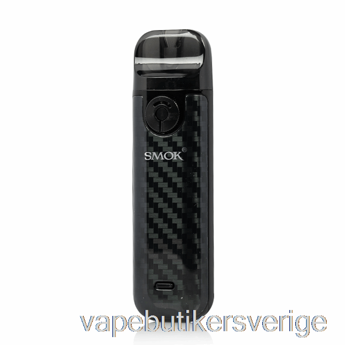 Vape Sverige Smok Novo 4 25w Pod Kit Svart Kolfiber